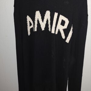 Amiri logo hoodie
